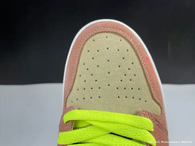 Official Maikesneakers Switch Peach 1 High Air CW6576-800 Jordan 0515
